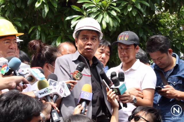 พฐ.-วสท. ตรวจจุดไฟไหม้อาคารเก็บเอกสาร กปภ.