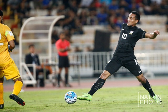 ภาพชุด(1) "ช้างไทย" ฟาดแข้ง "ซาอุฯ" ศึกฟุตบอลโลก 2018 รอบคัดเลือก