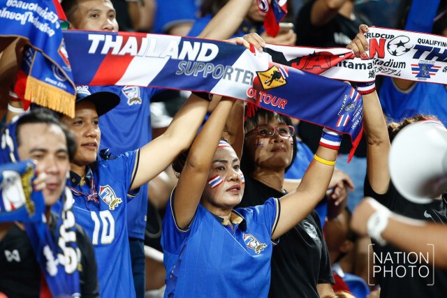 ภาพชุด(2) "ช้างไทย" ฟาดแข้ง "ซาอุฯ" ศึกฟุตบอลโลก 2018 รอบคัดเลือก