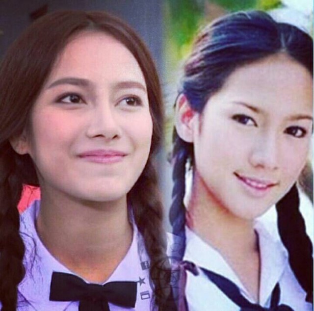 เปิดหน้า! อั้ม-เปรี้ยว สองแม่ลูก "เพลิงพระนาง" เหมือนกันอย่างกับ แกะออกมาจากแม่พิมพ์