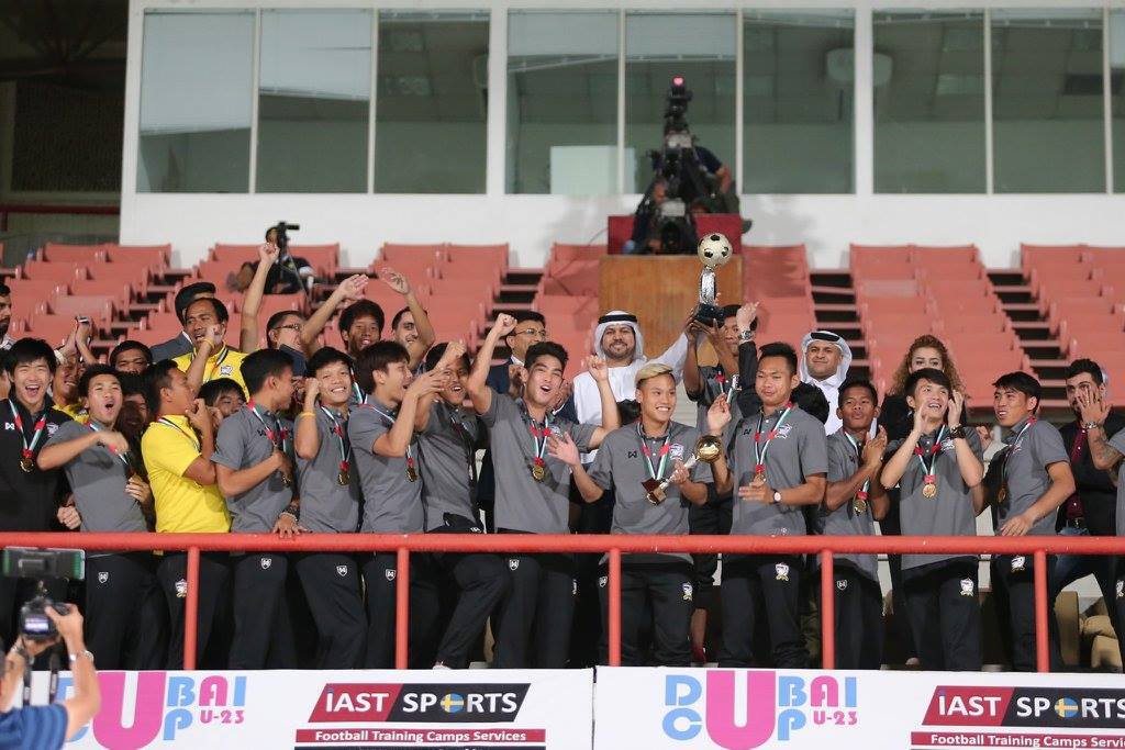บอลยู-23 ไทย คว้าแชมป์ดูไบ คัพ