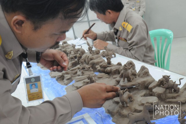 ภาพชุด พระเมรุมาศคืบหน้า 55 %