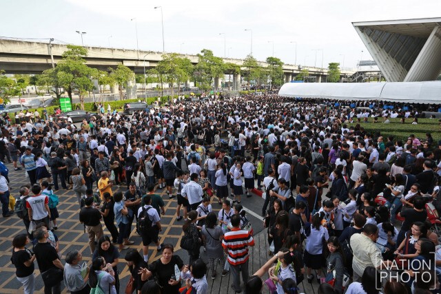 บรรยากาศการสอบคัดเลือกเข้าศึกษาต่อ รร.เตรียมอุดมศึกษา ชั้น ม.4