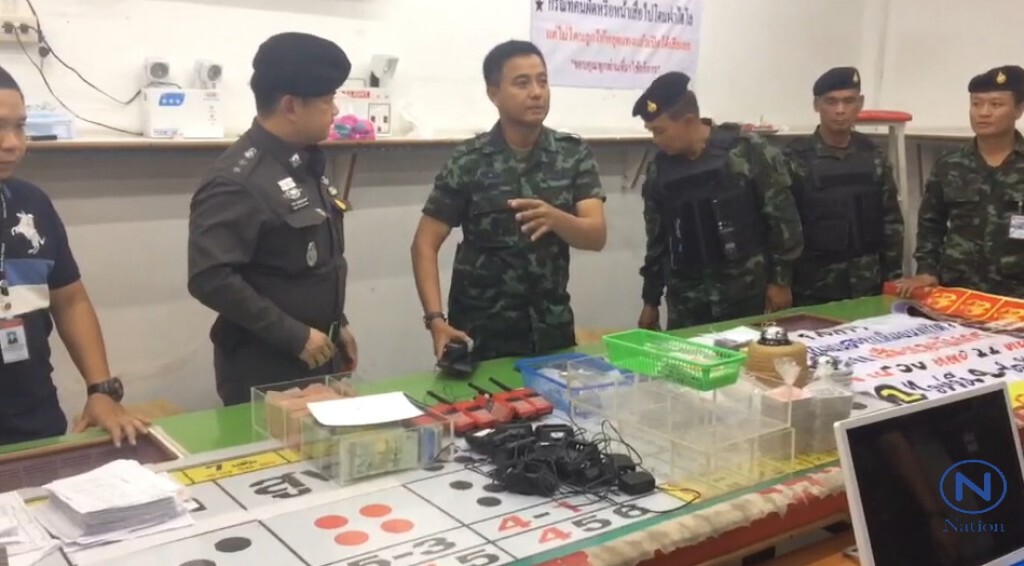 ทหาร-ตำรวจบุกจับบ่อน"เฮียเส่ย"ซอยเสือใหญ่รวบ65ผีพนันเป็นต่างด้าวอื้อ