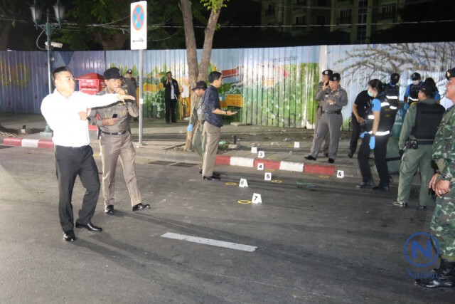 "จักรทิพย์" ลงพื้นที่ตรวจเหตุบึ้ม หน้ากองสลากเก่า