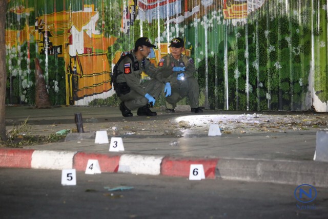 ภาพชุด เหตุระเบิดหน้ากองสลากเก่า ถ.ราชดำเนิน