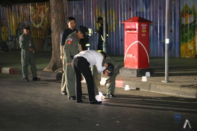 "จักรทิพย์" ลงพื้นที่ตรวจเหตุบึ้ม หน้ากองสลากเก่า