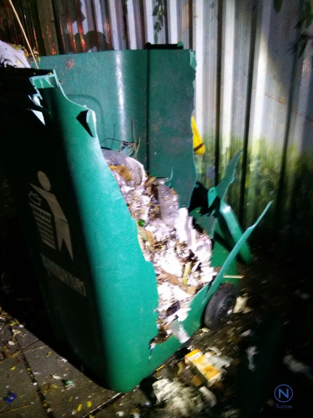 เปิดคลิปนาทีบึ้ม! หน้ากองสลากเก่า ถ.ราชดำเนินกลาง