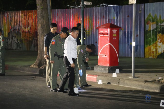 "จักรทิพย์" ลงพื้นที่ตรวจเหตุบึ้ม หน้ากองสลากเก่า