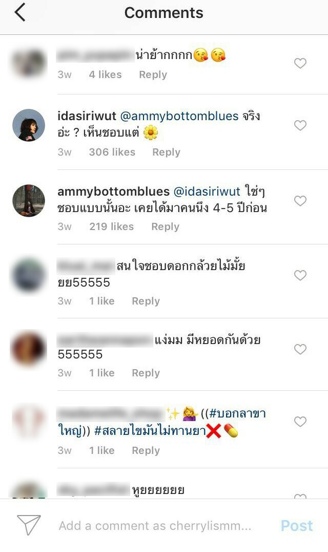 "แอมมี่" แจงโพสรูปดอกไม้ลงไอจี "ไอด้า" คอมเม้นท์กลับ เป็นการแซวขำๆ