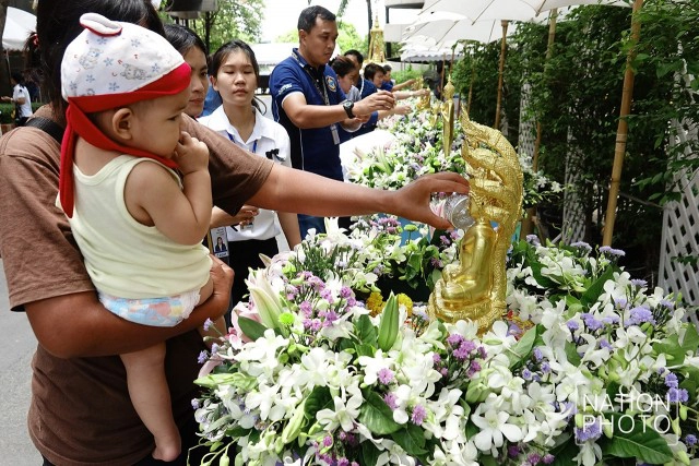 กฟผ. สรงน้ำพระพุทธสิริสัตตราช เนื่องวันสงกรานต์
