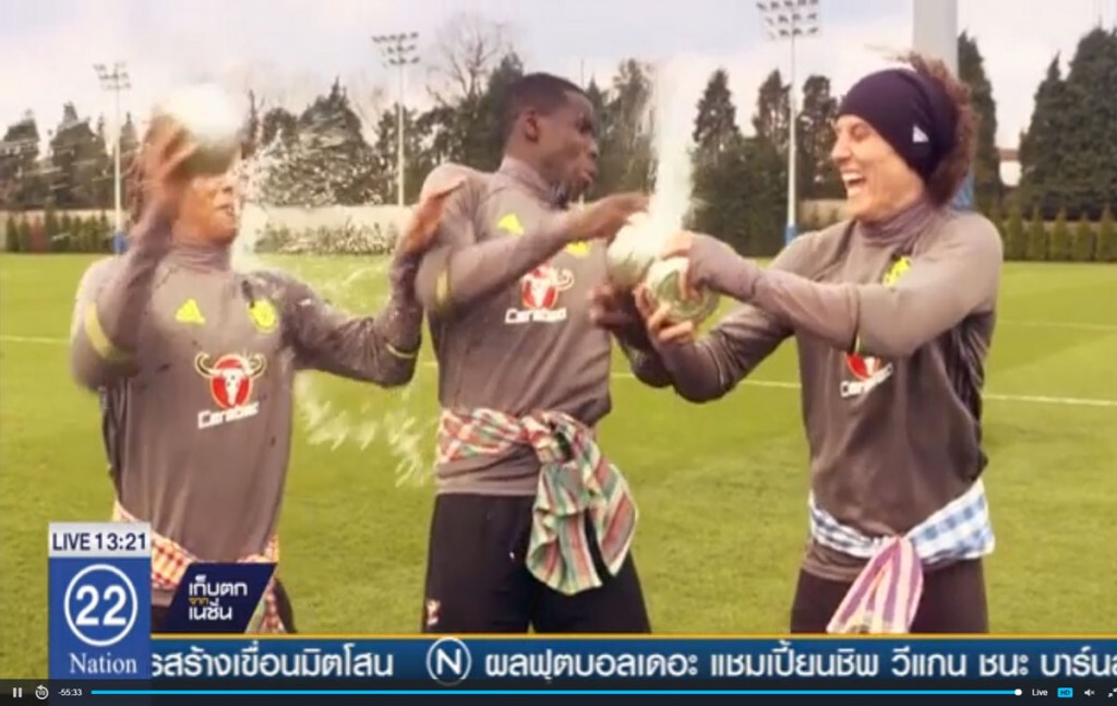 เลสเตอร์-เชลซี ร่วมฉลองสงกรานต์ เลสเตอร์-เชลซี ร่วมฉลองสงกรานต์