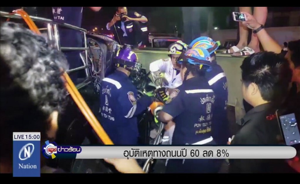 อุบัติเหตุทางถนนปีนี้ 60 ลด 8% อุบัติเหตุทางถนนปีนี้ 60 ลด 8%