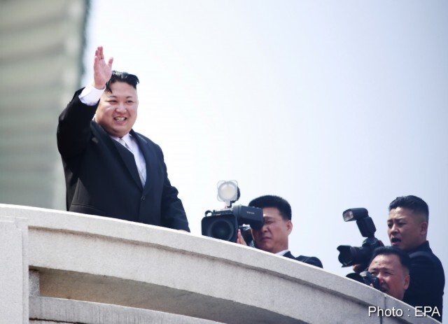 ภาพชุด "เกาหลีเหนือ" โชว์แสนยานุภาพ วัน 'Day of the Sun'