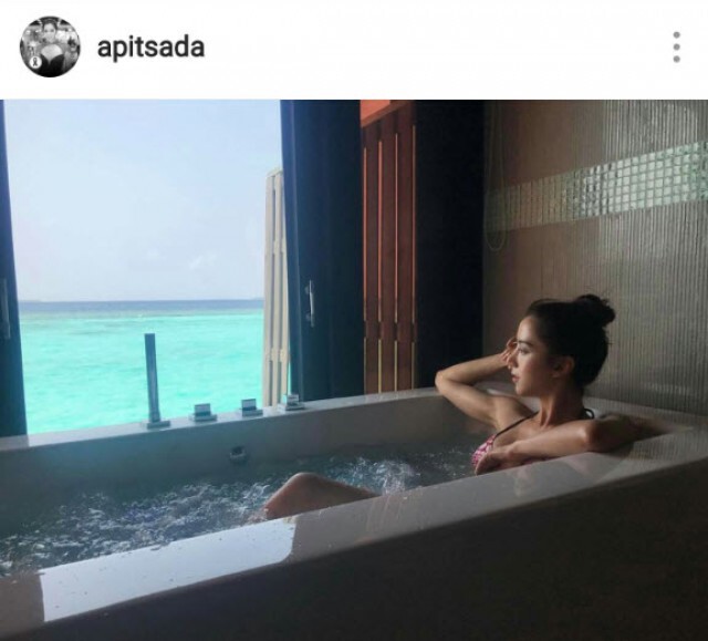 เซ็กซี่ไม่กลัวแฟนหวง "ไอซ์ อภิษฎา" ควงหวานใจ "ไฮโซแม็กซ์" ทัวร์มัลดีฟ