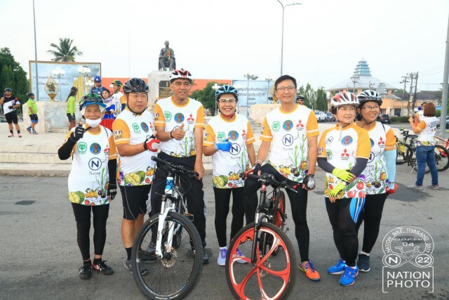 ภาพชุด Nation Bike Thailand 2017 ปั่นเสริมบารมี 4 มหาราชคุ้มครอง @ ปราจีนบุรี