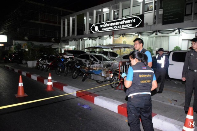โจ๋เหิม! ท้าทายตำรวจ โยนระเบิดตูมสนั่นหน้าโรงพักห้วยขวาง