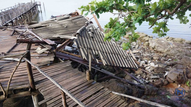 พายุถล่ม"ท่าเรือเกาะพิทักษ์" นทท.หนีอลหม่าน