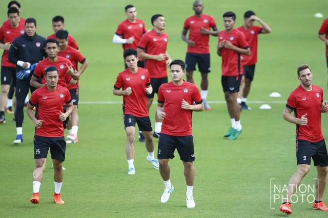 ภาพชุด "กิเลนผยอง" ลงซ้อมเตรียมฟาดแข้ง "บริสเบน รอว์" พุธนี้