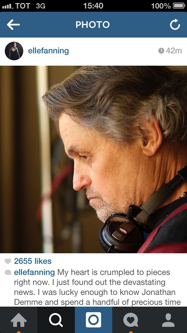 เหล่าซุปตาร์ ร่วมโพสต์ไว้อาลัย Jonathan Demme ผู้กำกับฮอลลีวูด