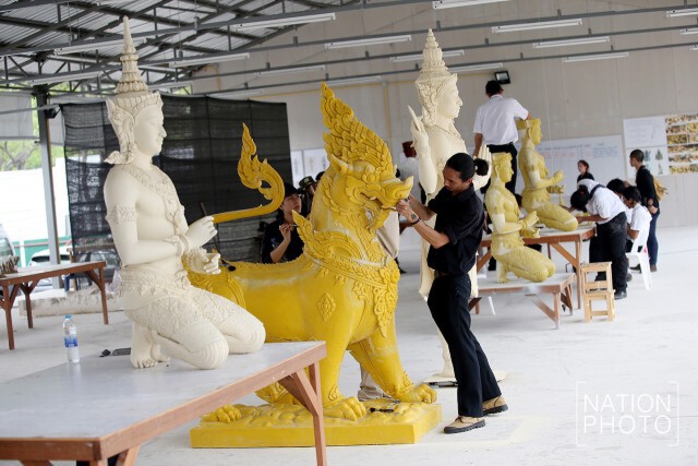 พระเมรุมาศฯ คืบหน้าแล้ว 35%
