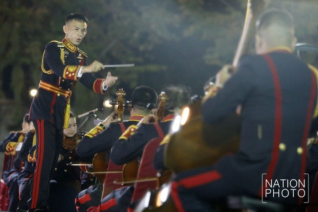 การแสดงดนตรีวงดุริยางค์ 3 เหล่าทัพ