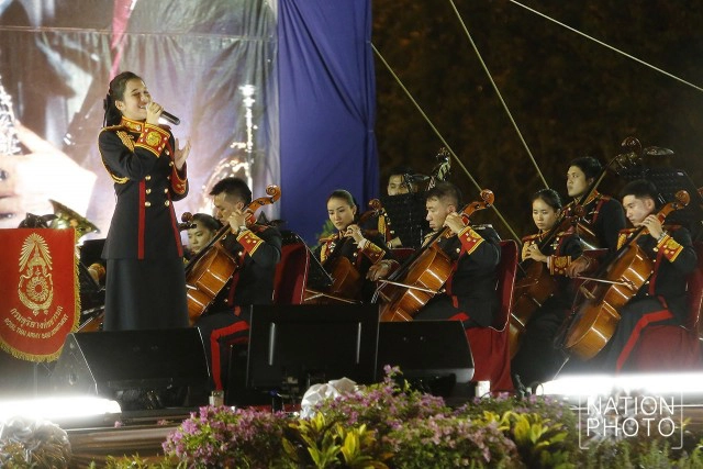 การแสดงดนตรีวงดุริยางค์ 3 เหล่าทัพ