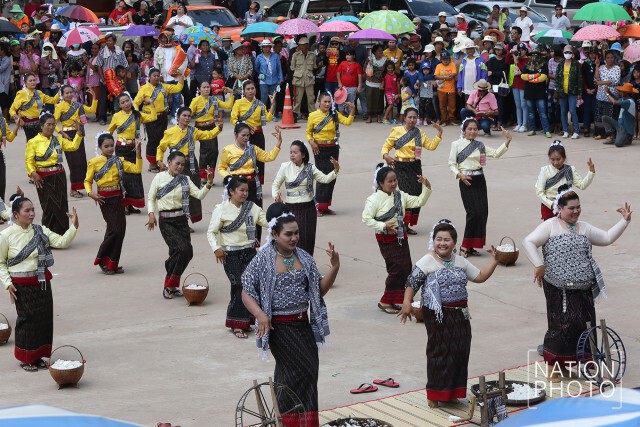 แห่นาคโหด  บ้านโนนเสลา ภูเขียว  ชัยภูมิ ...