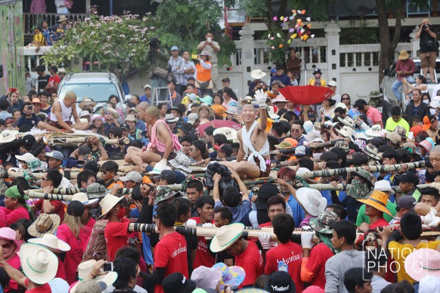 แห่นาคโหด  บ้านโนนเสลา ภูเขียว  ชัยภูมิ ...