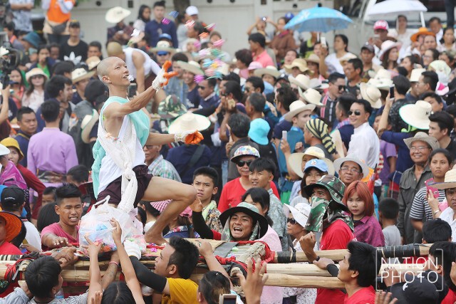 แห่นาคโหด  บ้านโนนเสลา ภูเขียว  ชัยภูมิ ...