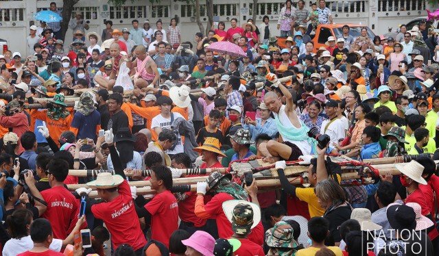 แห่นาคโหด  บ้านโนนเสลา ภูเขียว  ชัยภูมิ ...