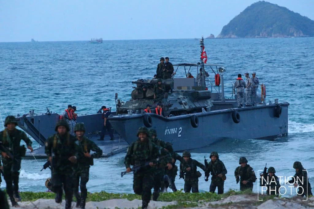 ภาพชุด การซ้อมใหญ่ "ยกพลขึ้นบก" ฝึกกองทัพเรือ ประจำปี 2560