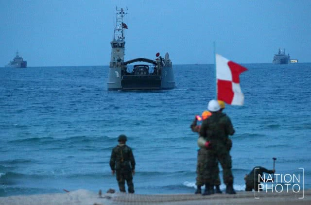 ภาพชุด การซ้อมใหญ่ "ยกพลขึ้นบก" ฝึกกองทัพเรือ ประจำปี 2560