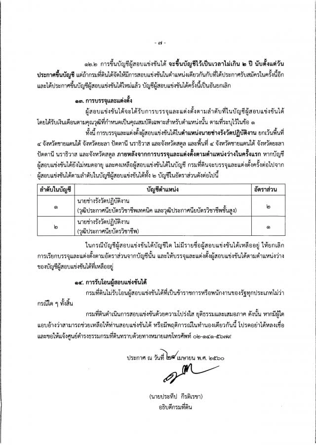 โปรดฟังอีกครั้ง !!
จบ ปวช./ ปวส. / ป.ตรี  อยากเป็นเจ้าหน้าที่ที่ดิน 
กรมที่ดิน เปิดรับถึง 155 คน