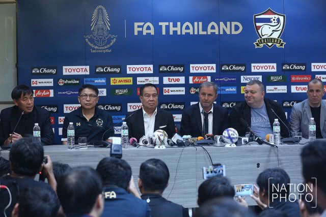 แถลงข่าวเปิดตัว "มิโลวาน ราเยวัช" รับตำแหน่งหัวหน้าผู้ฝึกสอนทีมชาติไทย
