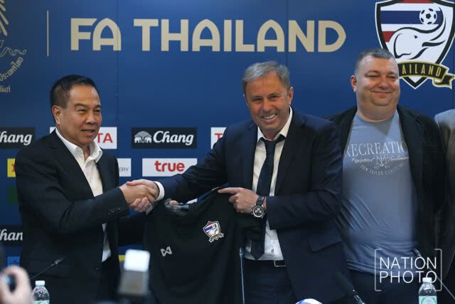 แถลงข่าวเปิดตัว "มิโลวาน ราเยวัช" รับตำแหน่งหัวหน้าผู้ฝึกสอนทีมชาติไทย