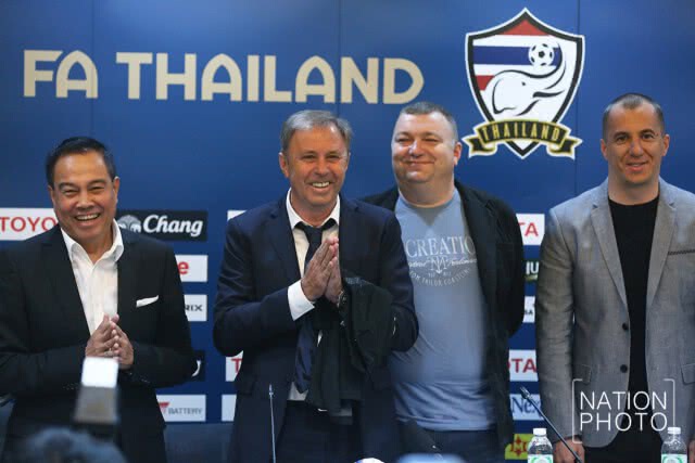 แถลงข่าวเปิดตัว "มิโลวาน ราเยวัช" รับตำแหน่งหัวหน้าผู้ฝึกสอนทีมชาติไทย