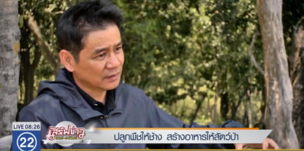 ปลูกพืชให้ช้าง สร้างอาหารให้สัตว์ป่า