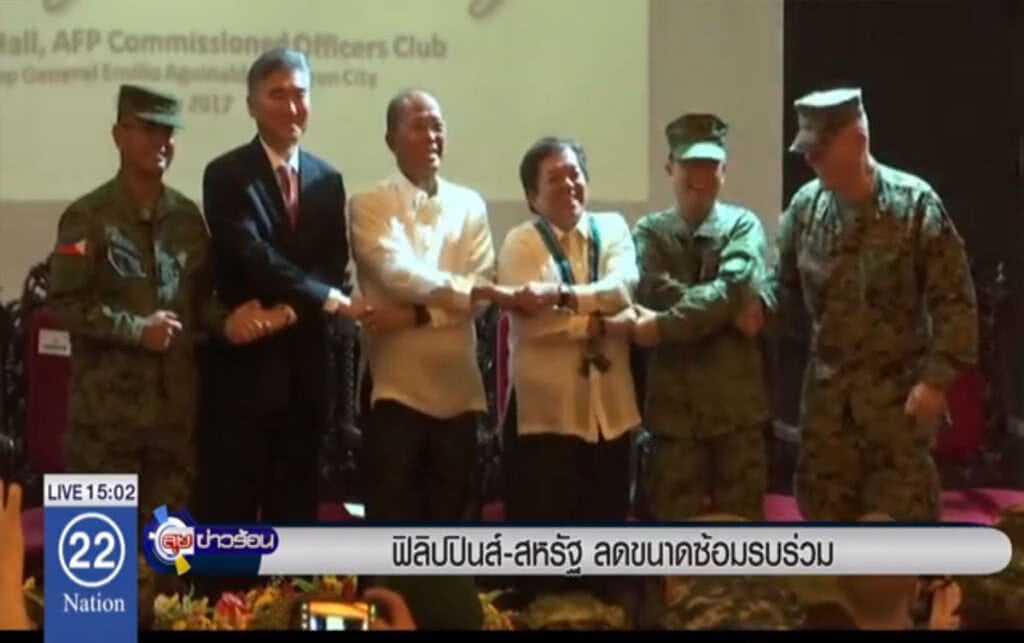 ฟิลิปปินส์-สหรัฐ ลดขนาดซ้อมรบร่วม ฟิลิปปินส์-สหรัฐ ลดขนาดซ้อมรบร่วม