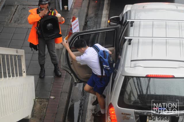 สภาพการจราจร วันเปิดเทอมพร้อมกันทุกโรงเรียน