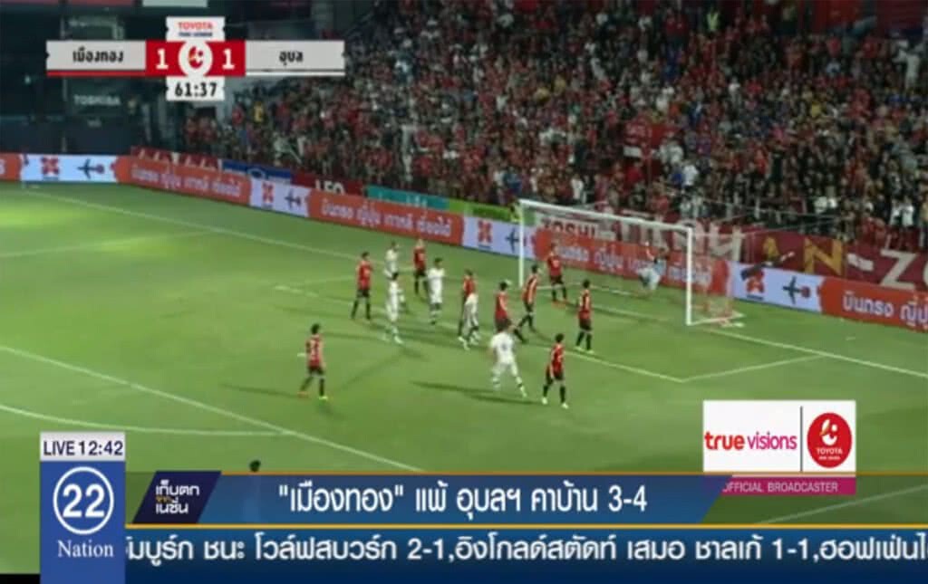 "เมืองทอง" แพ้ 3 นัดรวด "เมืองทอง" แพ้ 3 นัดรวด