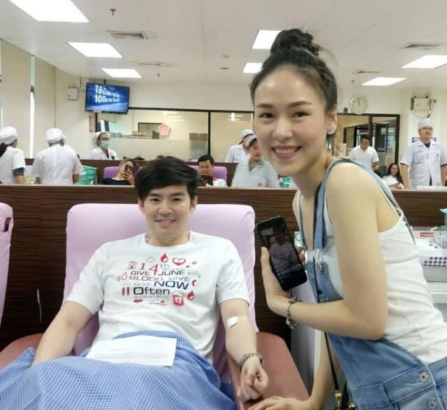 "บีม" ชวนครอบครัวพร้อมแฟนคลับ ร่วมบริจาคเลือด