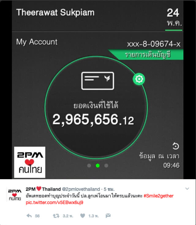 พ่อพระของน้องๆ "นิชคุณ" ร่วมบุญพร้อมแฟนคลับ ควักเงินล้านช่วยเด็ก "Smile2gether"
