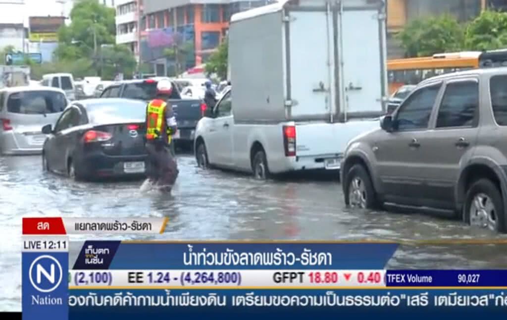 น้ำท่วมขังลาดพร้าว-รัชดา น้ำท่วมขังลาดพร้าว-รัชดา