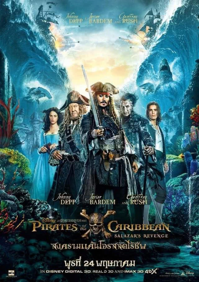 Pirates of the Caribbean 
สงครามแค้นโจรสลัดไร้ชีพ
9 สถิติที่บันทึกไว้ในภาค 5