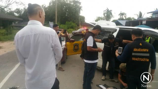 กองปราบฯ สกัดจับขบวนรถ อดีต สส.อุทัยธานี พบอาวุธปืน 6 กระบอก และยาอี