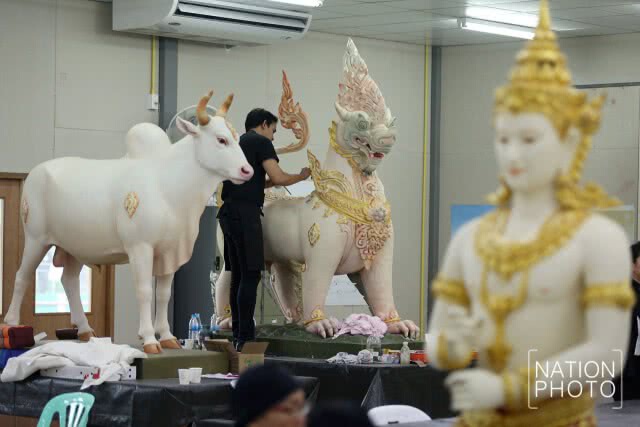 ภาพรวมพระเมรุมาศ คืบหน้าแล้วเสร็จกว่า 52%