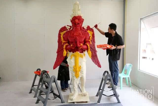 ภาพรวมพระเมรุมาศ คืบหน้าแล้วเสร็จกว่า 52%