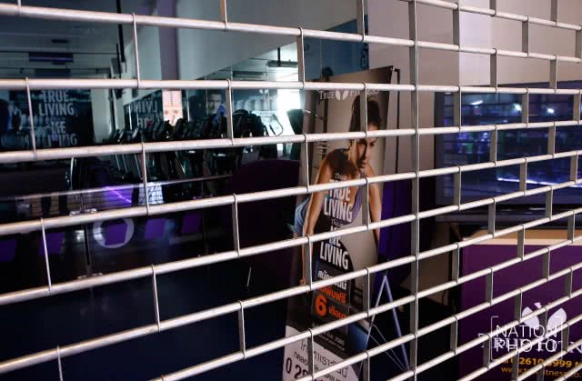 หน้า "ทรู ฟิตเนส" สาขาเอสพลานาด แคราย