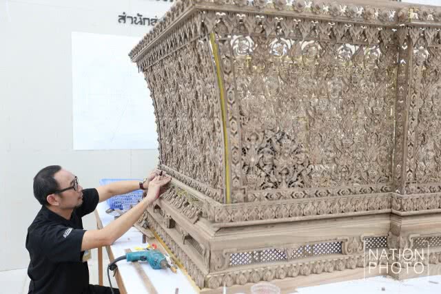 ภาพรวมพระเมรุมาศ คืบหน้าแล้วเสร็จกว่า 52%